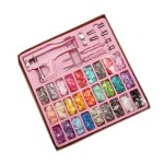 Kit de 312 boutons - pression en métal avec pinces et outil de presse pour la couture rose Kit de 312 boutons - pression en métal avec pinces et outil de presse pour la couture rose