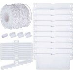 Kit 35 pi�ces accessoires pour stores verticaux - cha�ne 10 m 10 connecteurs 12 cintres 89 mm