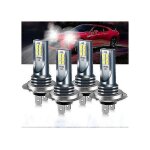 Kit de 4 ampoules de phares led h7 feux de croisement et de route 120 w 60 000 lm ultra - lumineuses ... Kit de 4 ampoules de phares led h7 feux de croisement et de route 120 w 60 000 lm ultra - lumineuses ...