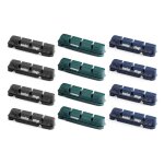 Kit 4 patins swissstop flash pro shimano sram bleu - patins de frein pour vlo loisir adulte