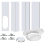 Kit 4 pi�ces joint et d�flecteur pour climatiseur mobile fen�tre 16 - 140cm largeur 130mm panneau d�tanch�it� ...
