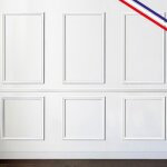 Kit de 6 moulures murales en bois - pin des landes - apolline b - prt  coller et peindre - 99deco