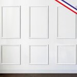 Kit de 6 moulures murales en bois - pin des landes - apolline a - prt  coller et peindre - 99deco