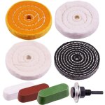 Kit de 7 disques de polissage de 4 pouces tampon de polissage 8 pi�ces avec 3 compos�s de polissage et ...