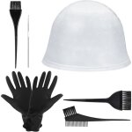 Kit 7pcs bonnet mches cheveux avec trous pr - percs ? casquette coloration balayage pour femmes et ...
