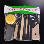 Kit 8 outils modelage poterie sculpture argile Kit 8 outils modelage poterie sculpture argile