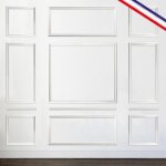 Kit de 9 moulures murales en bois pin des landes - prt  coller et peindre - charlotte - 18 mtres - ...