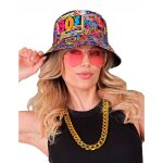 Kit accessoires annes 80 adulte - multicolore