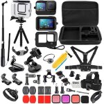 Kit daccessoires pour cam�ra daction kit daccessoires compatible avec gopro 9 10 11 12 action camera ...