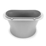 Kit daccessoires pour climatisation fen�tre ? tuyau �vacuation 130 cm & adaptateur gris (67 cm)