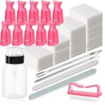 Kit de accessoires pour enlever le vernis À ongles avec capuchons À ongles repousse - cuticule brosse ... Kit de accessoires pour enlever le vernis À ongles avec capuchons À ongles repousse - cuticule brosse ...