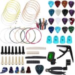 Kit d?accessoires pour guitare 60 pcs comprenant des médiator accordeur capo coupe - cordes 3 en 1 cordes ... Kit d?accessoires pour guitare 60 pcs comprenant des médiator accordeur capo coupe - cordes 3 en 1 cordes ...
