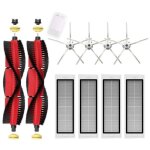 Kit accessoires xiaomi roborock brosses latrales filtre hepa pices de rechange label