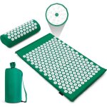 Kit dacupression coussin de massage tapis dacupuncture avec oreiller et sac pour soulage douleurs dos ...