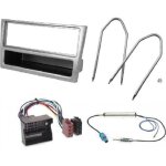 Kit adaptateur autoradio 1din - adnauto - opel corsa c - argent - universel - avec vide - poche