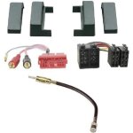 Kit adaptateur autoradio 1din - adnauto - audi a2 / a3 / tt - iso / mini - iso - fm - kitfac090 - 2