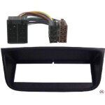 Kit adaptateur autoradio 1din - adnauto - peugeot 406 - universel - fiches iso - 4hp