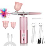 Kit arographe compresseur kit arographe portable sans fil kit arographe manuel rechargeable pour maquillage ...