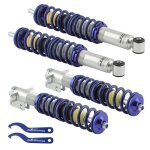 Kit amortisseurs combin�s filet�s r�glables pour vw golf i 17 jetta i 16 scirocco 53 53b