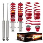 Kit amortisseurs suspension combine filet� pour vw golf 4 1j 1999 - 2006 new beetle 9c11c1 fwd 1998 - ...