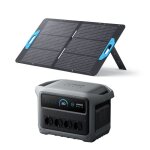 Kit anker solix c1000x gen 2 avec panneau solaire 100w - gnrateur solaire 4x2000w