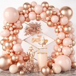Kit arche ballon rose gold - 101 pcs rosa ballons pour anniversaire fille décoration mariage baptême ... Kit arche ballon rose gold - 101 pcs rosa ballons pour anniversaire fille décoration mariage baptême ...