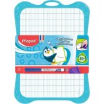 Kit ardoise blanche effaable + 1 porte - accessoires + 1 brosse + 1 feutre ardoise - ardoise double ...