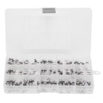 Kit assorti de fusibles en tube de verre 150 pi�ces fournitures doutils 01a - 20a 250v 5x20mm avec bo�te ...