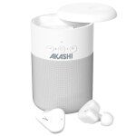 Kit audio 2 en 1 - akashi - enceinte bluetooth 5w - �couteurs sans fil - bluetooth 5. 1 - autonomie 70h ...