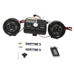 Kit audio lcd bluetooth mains libres pour moto prise en charge de la musique mp3 usb carte sd / tf