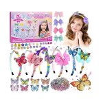 Kit de fabrication bandeau pour fille kit creatif enfant papillon diamond painting accessoire cheveux ...