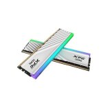 Kit barrettes mmoire 32go (2x16go) dimm ddr5 adata xpg lancer blade rgb pc5 - 51200 (6400 mhz) (blanc) ...
