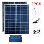 Kit batterie solaire - zigoh - 500w / 1000w 12v - contrôleur 100a - 2 panneaux Kit batterie solaire - zigoh - 500w / 1000w 12v - contrôleur 100a - 2 panneaux