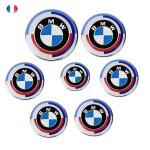 Kit bmw Édition 50e anniversaire : badge logo 7 pièces - capot 82mm coffre 74mm volant et 4 cache moyeu ... Kit bmw Édition 50e anniversaire : badge logo 7 pièces - capot 82mm coffre 74mm volant et 4 cache moyeu ...