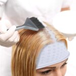Kit de bonnet  mches en silicone coloration reutilisable outils de coiffure crochet 2 brosse  cheveux ...