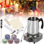 Kit de fabrication de bougie diy bougies coffret cadeau de noel ensemble cadeau de bougies parfumes ...