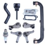 Kit de bras de culbuteur de poussoir de soupape de pices de moteur de tondeuse  gazon pour honda gx25 ...