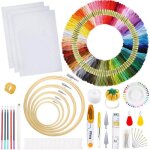 Kit de broderie kit de dmarrage au point de croix avec instructions de couture