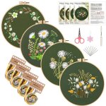 Kits de broderie kits de dmarrage de broderie au point de croix diy kits de dmarrage de broderie pour ...