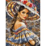Kit de broderie luca - s la f�te mexicaine