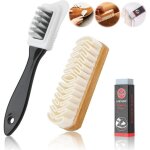 Kit de brosses  chaussures pour daim brosse  daim en crpe brosse multi - usage avec gomme brosse nubuck ...