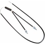Kit cable de frein inferieur rotor bmx freestyle 2x200mm / 700mm gaine noir vis butee reglage