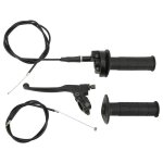 Kit de câble de poignée de frein daccélérateur 7 / 8 po noir mat pour moto tout - terrain 4 temps 50 ... Kit de câble de poignée de frein daccélérateur 7 / 8 po noir mat pour moto tout - terrain 4 temps 50 ...