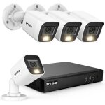 Kit cam�ra de surveillance annke 4 cam�ras 1080p 5mp lite dvr 8ch vision nocturne