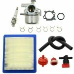Kit carburateur avec filtre � air 799866 compatible avec les moteurs briggs & stratton 790845 799871 ...
