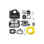 Kit carburateur + filtre air + bougie pour husqvarna 36 / 41 / 136 / 137 / 141 / 142e - remplace zama ...