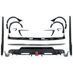 Kit carrosserie aero pour tesla model 3 17 - 22 pare - chocs diffuseur passages roue