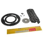Kit chane did 428 118 kit pignon de chane kit chane honda cbf jc40 125 2009 - 2016