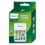 Kit chargeur philips chargeur piles rechargeable - usb - chargeur de piles universel - piles aa et piles ...