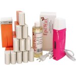 Kit chauffe cire pilation professionnelle avec 12 x recharges roll on cire  largan100 x bandes dpilation ...